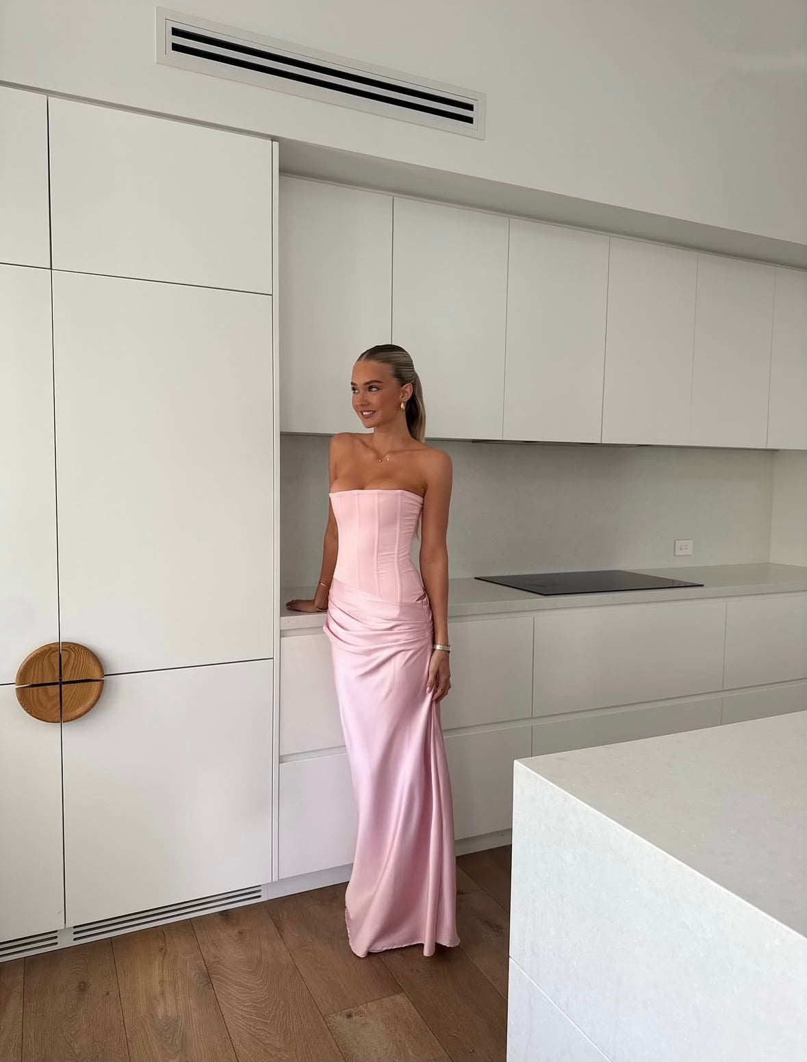 HNTR the label Huxley Gown Aqua main image 1