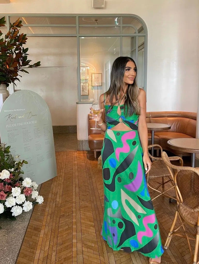 Manning Cartell Aubusson Green Slip Dress | LA DESIGNER HIRE Manning Cartell Aubusson Green Slip Dress | LA DESIGNER HIRE