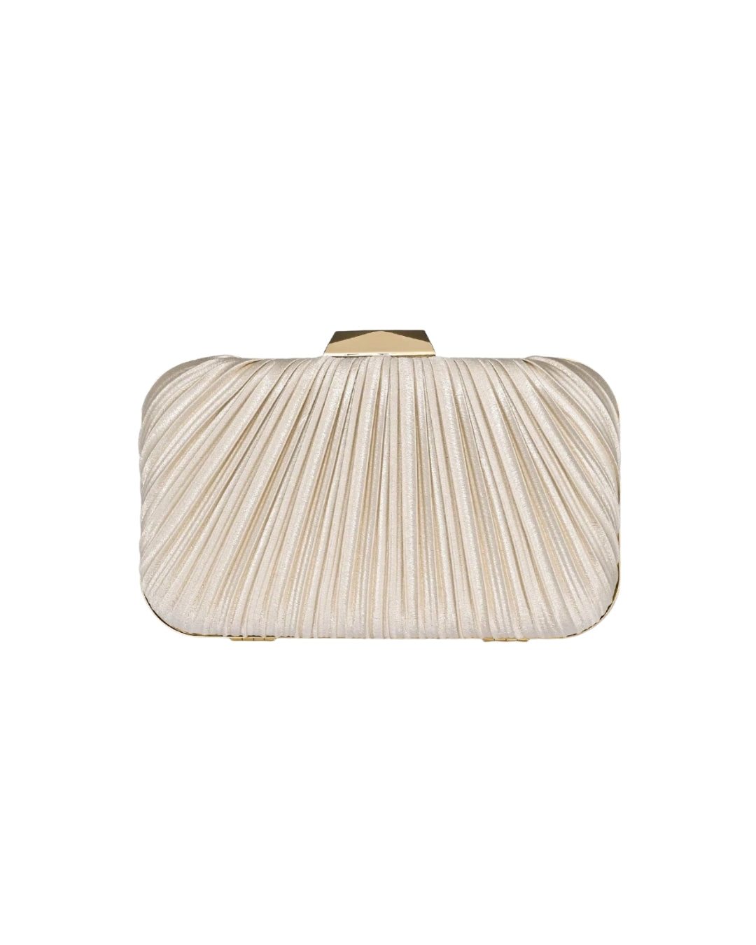 Champagne Pleat Clutch