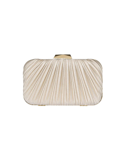 Champagne Pleat Clutch