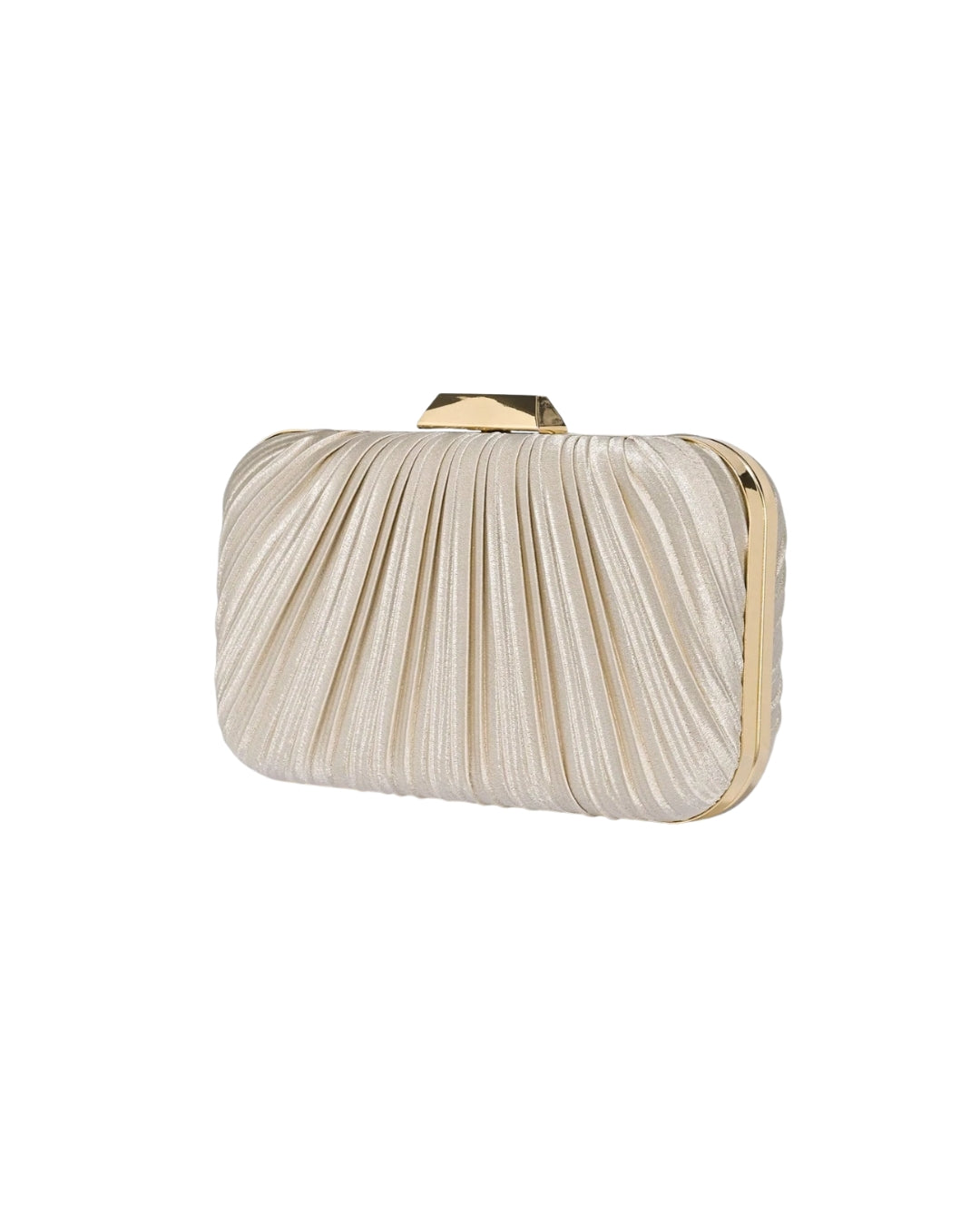 Champagne Pleat Clutch