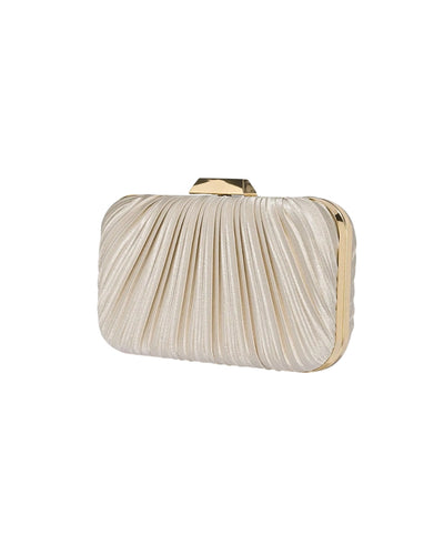 Champagne Pleat Clutch