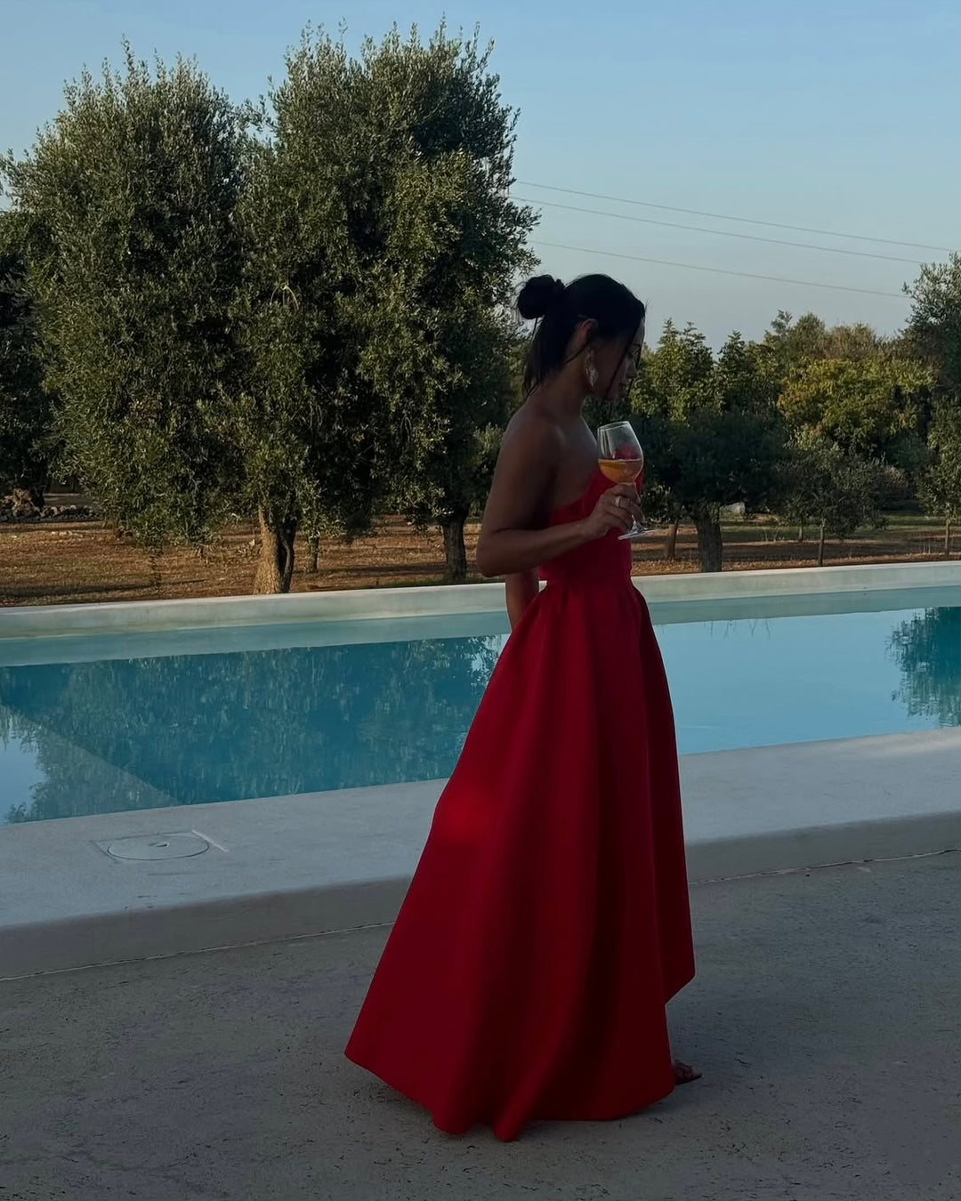 elliatt laurel sleeveless maxi dress in red Laurel Sleeveless Maxi Dress In Red Elliatt