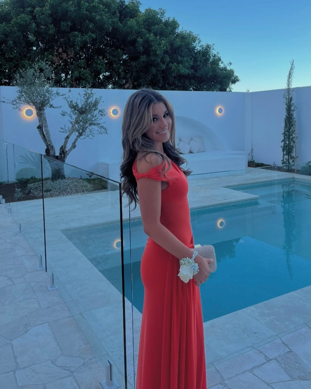 Misha Sisal Mesh Maxi Dress