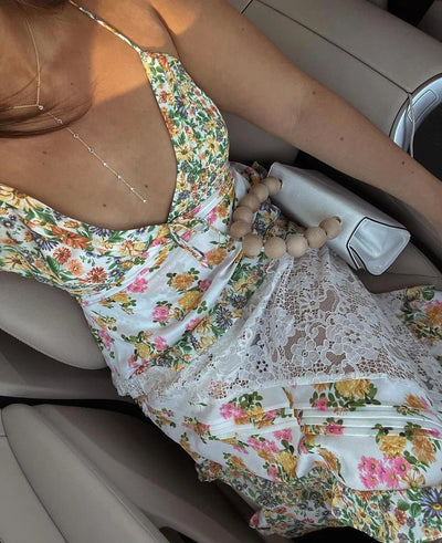 For Love & Lemons Rosalyn Maxi Dress