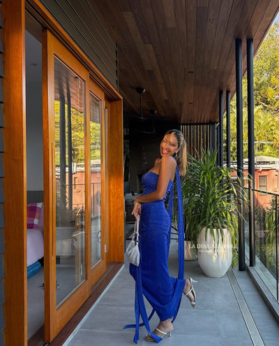 Khanums Kesca Dress Blue