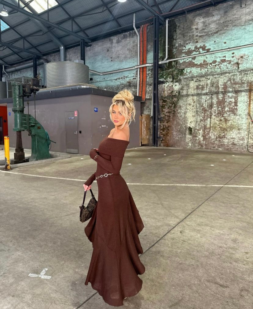 arcina ori brown dress Lucia Dress