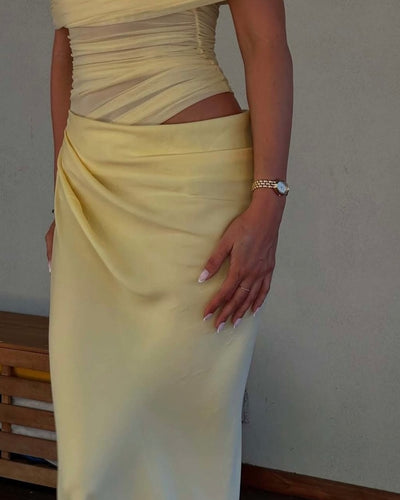Benni Nico Off Shoulder Maxi Dress