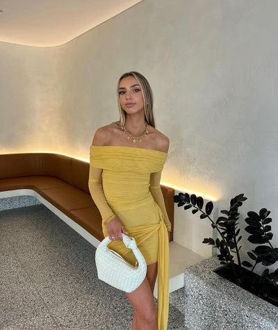 Benni Yasmin Off Shoulder Mini