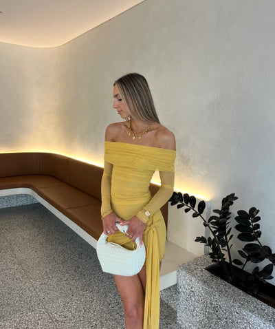 Benni Yasmin Off Shoulder Mini