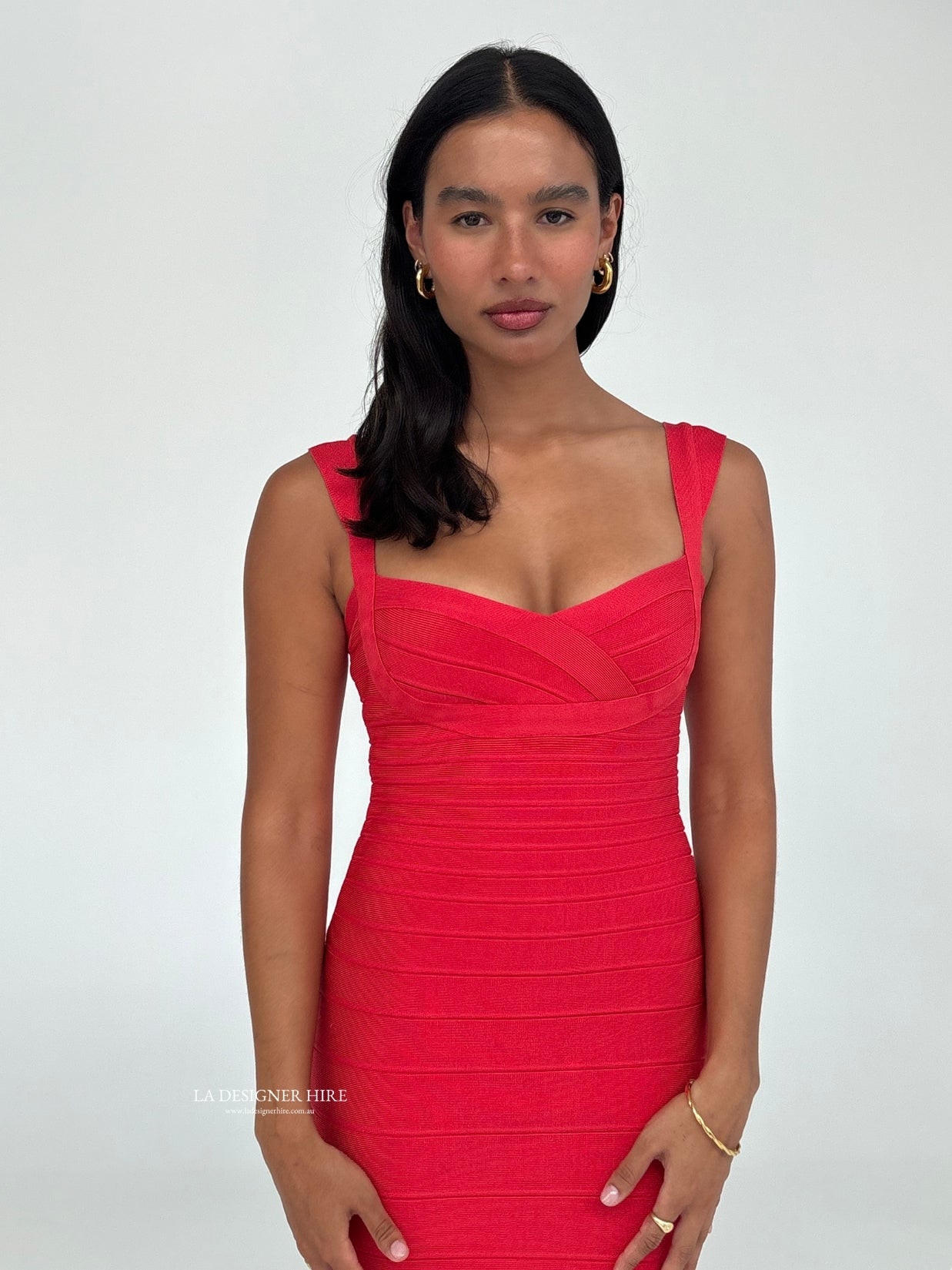 Herve Leger Sweetheart Bandage Gown