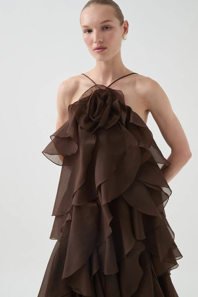 Aje Pandorea Layered Maxi Dress