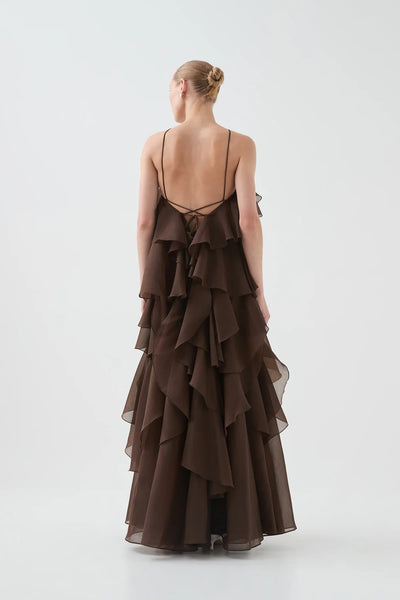 Aje Pandorea Layered Maxi Dress