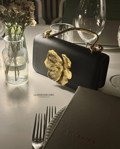 Aje Alessia Flower Clutch