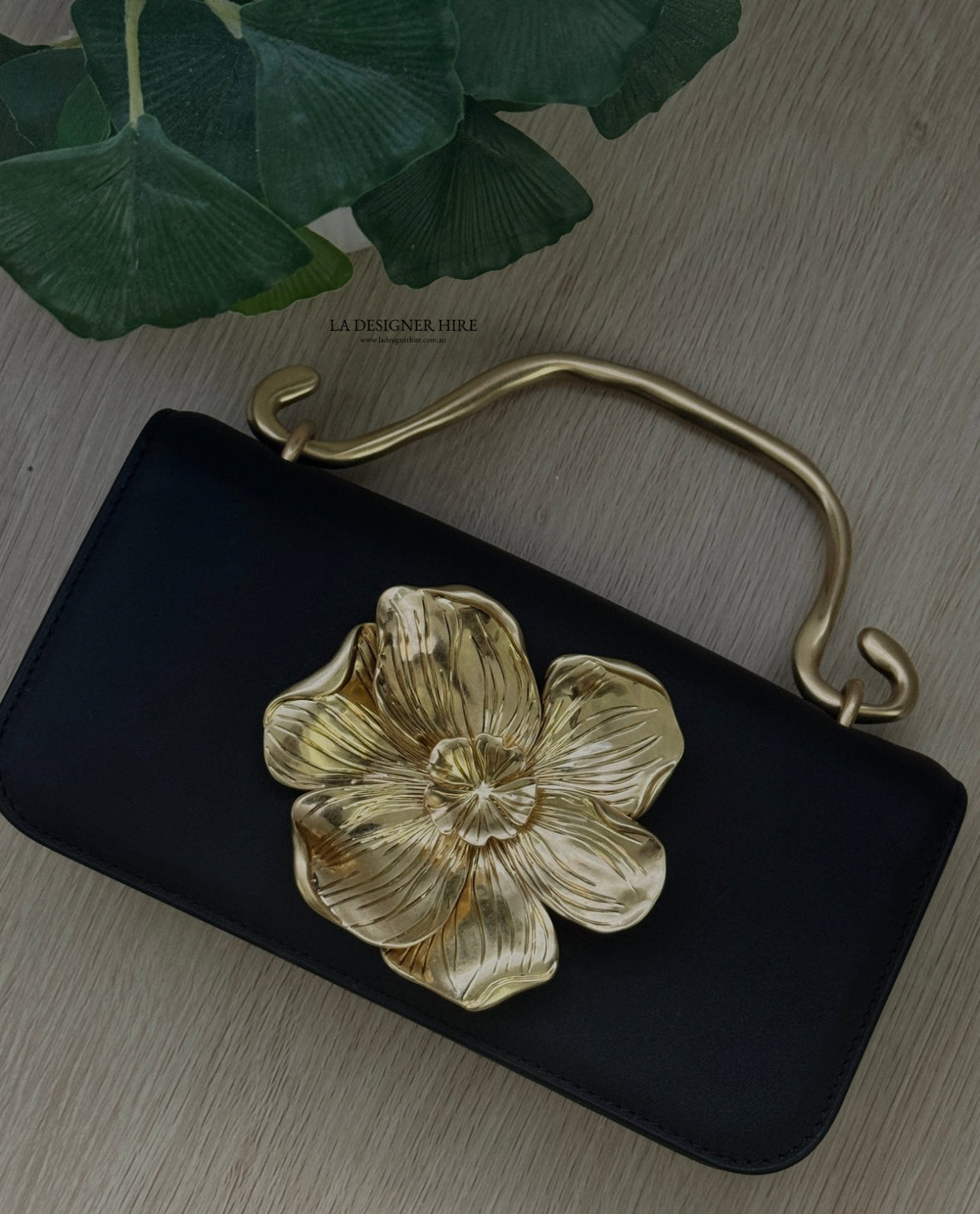 Aje Alessia Flower Clutch