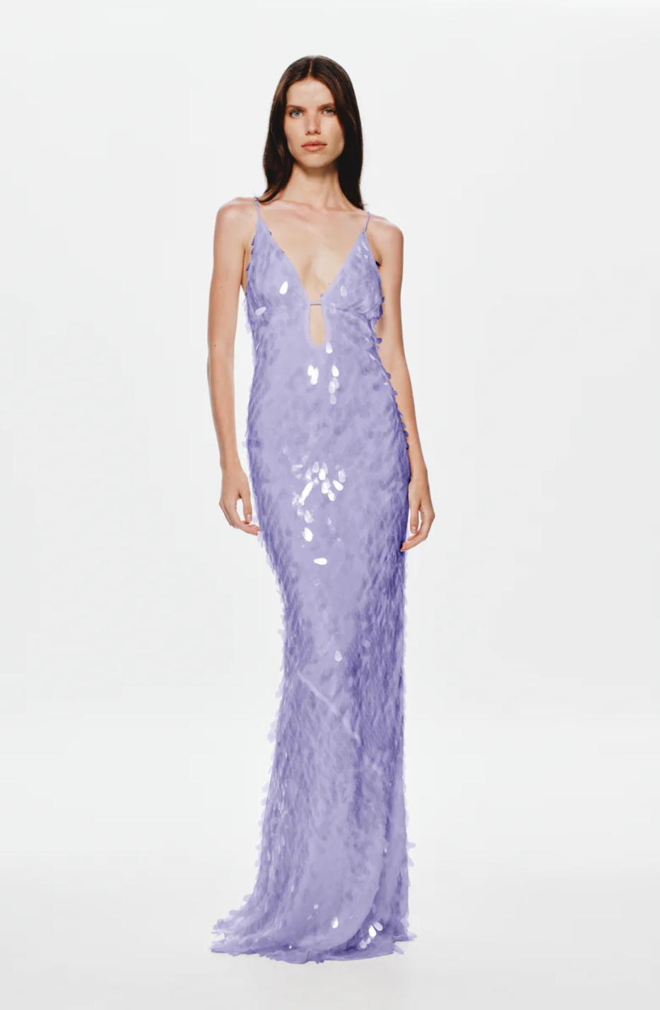 Misha Sapphire Sequin Dress