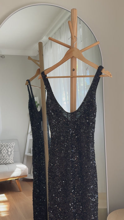 NBD Janhvi Maxi Dress - Black