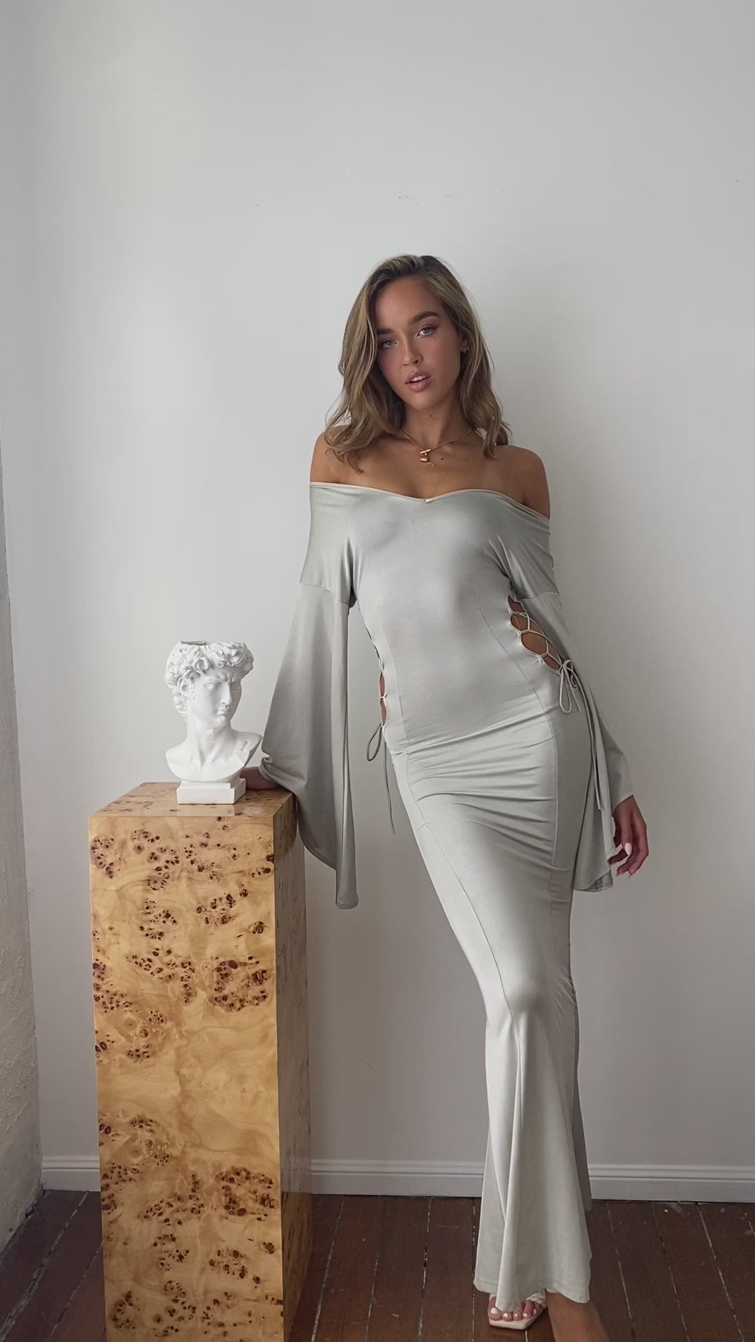 Amy Shehab Moonlight Lace Dress