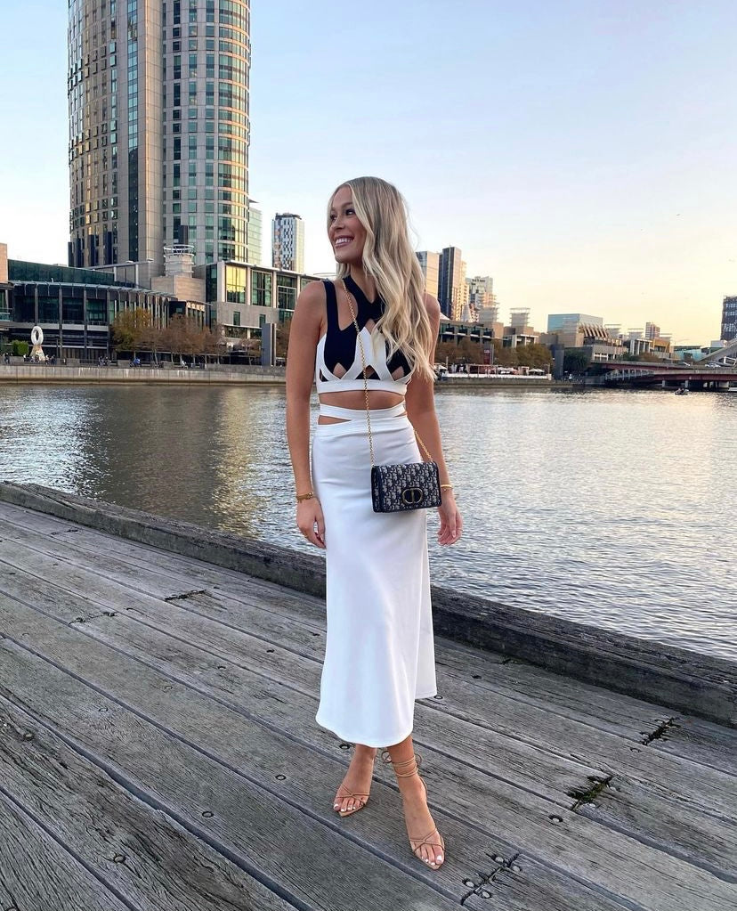 Dion Lee Two Tone Fork Top - LA DESIGNER HIRE