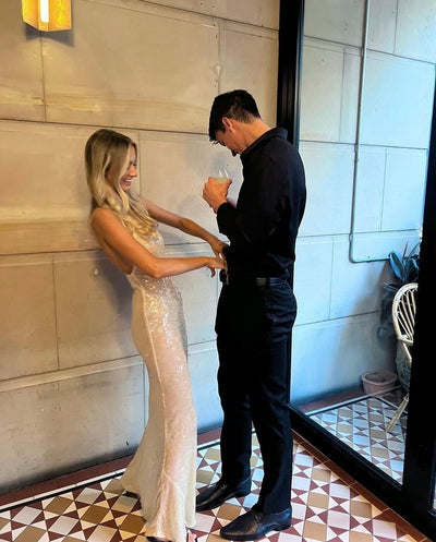 Rat and Boa Olympia Gown - LA DESIGNER HIRE