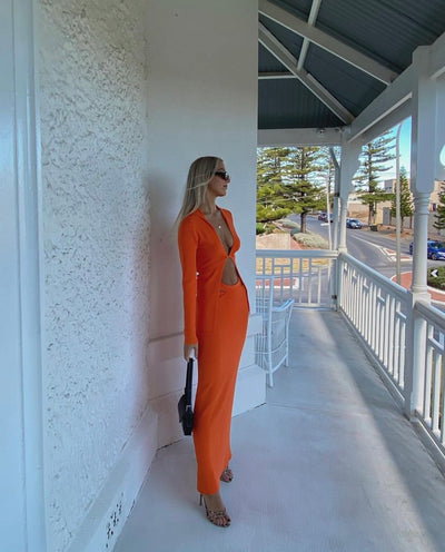 Christopher Esber Variegated Rib Knit Set - LA DESIGNER HIRE