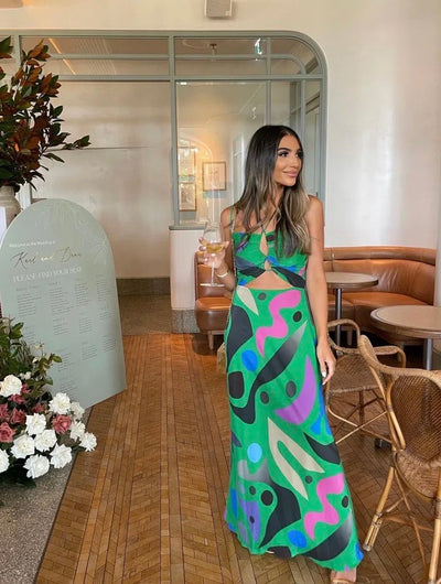 Manning Cartell Aubusson Green Slip Dress - LA DESIGNER HIRE